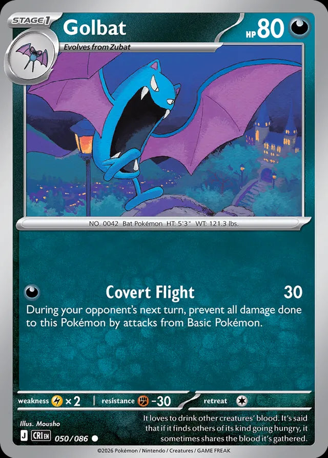 Chaos Rising Golbat #050/86